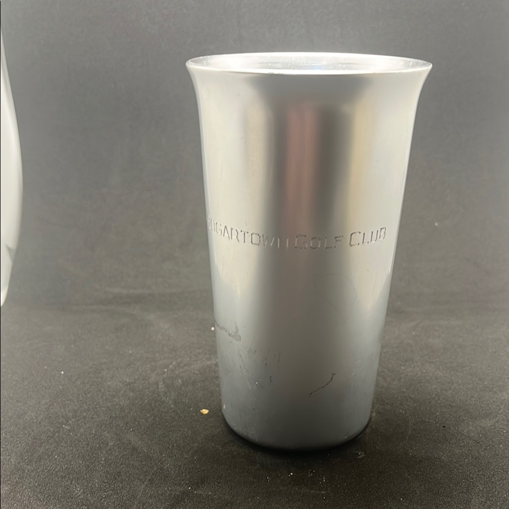 Silver golf course Tumbler